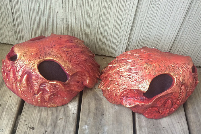 HATE WRAITH - GLOW IN THE DARK RED GOLD