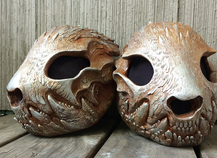 HATE WRAITH- READY TO WEAR FINISHED MASK "RUSTED CHROME"