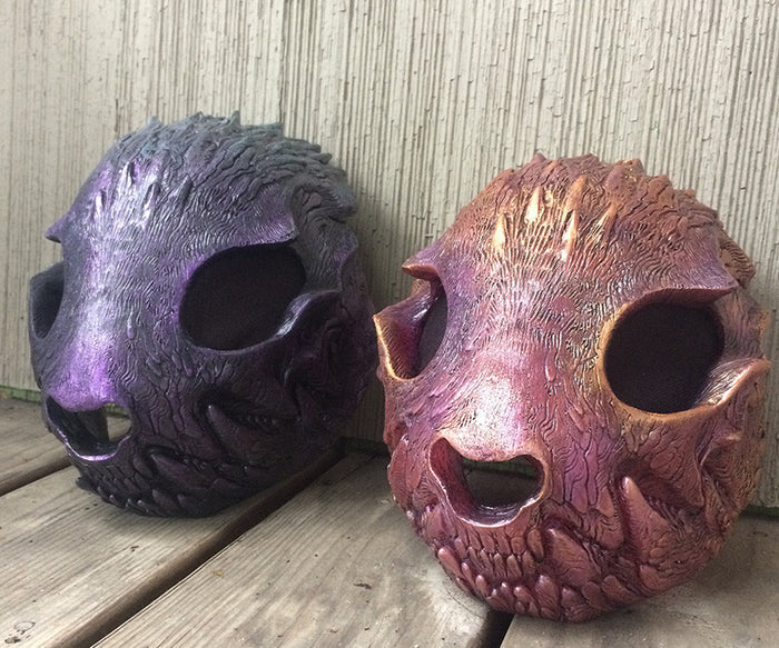 HATE WRAITH- READY TO WEAR, PAINTED MASK- GLOW IN THE DARK
