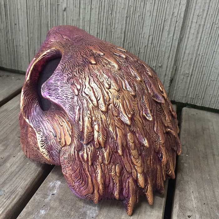 HATE WRAITH- READY TO WEAR, PAINTED MASK- GLOW IN THE DARK