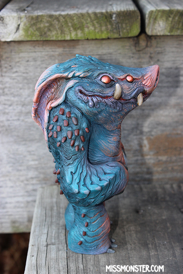 HAWGMAW- BLANK ART TOY FIGURE- PAINTED, ONE OF A KIND