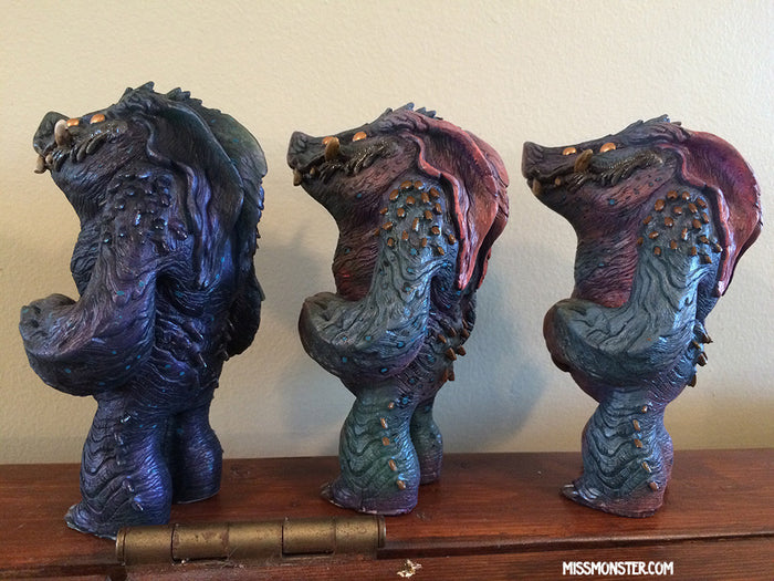 HAWGMAW CART ART TOY- PAINTED , READY TO SHIP