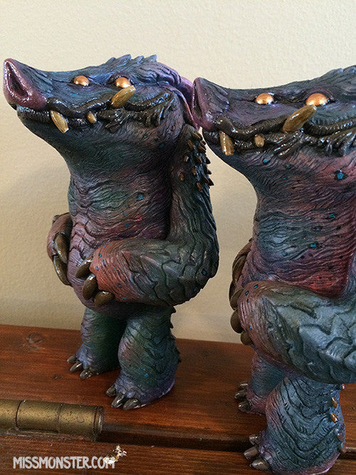 HAWGMAW CART ART TOY- PAINTED , READY TO SHIP