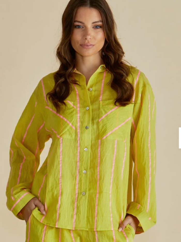 Hayman Long Sleeve Shirt in Yellow