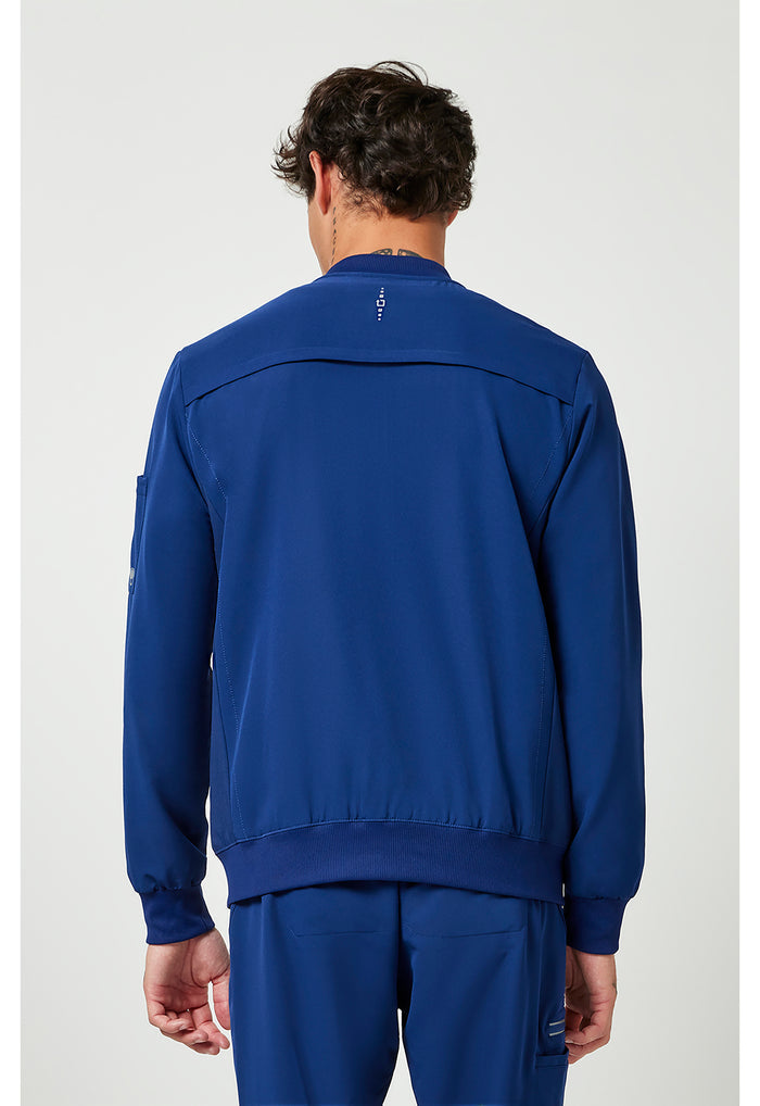 Healing Hands 360 Mens Samuel Bomber Scrub Jacket
