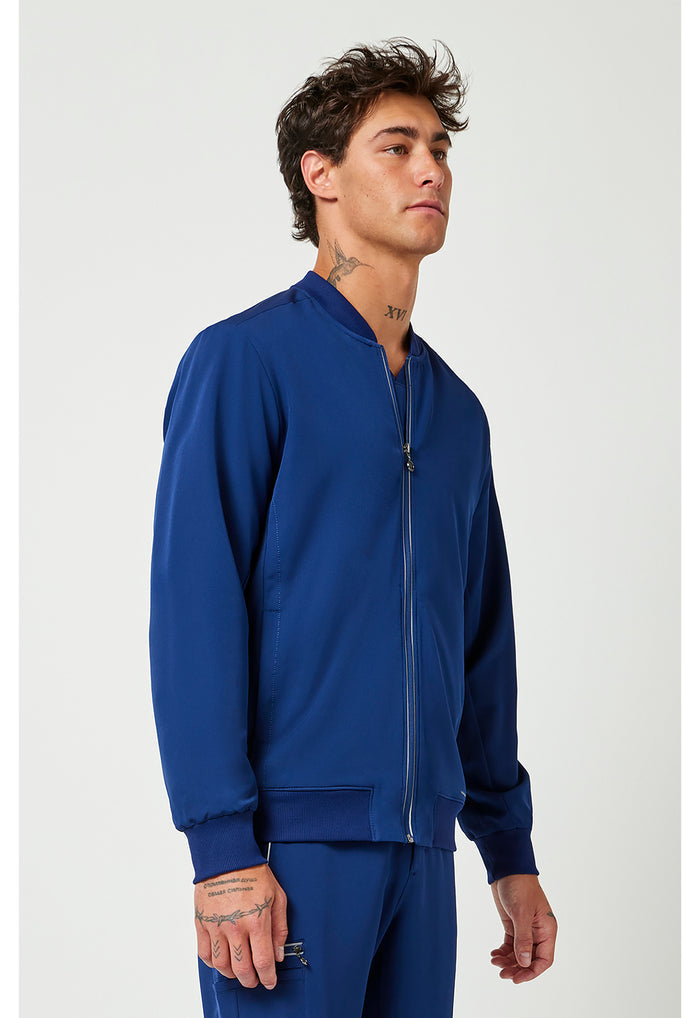 Healing Hands 360 Mens Samuel Bomber Scrub Jacket