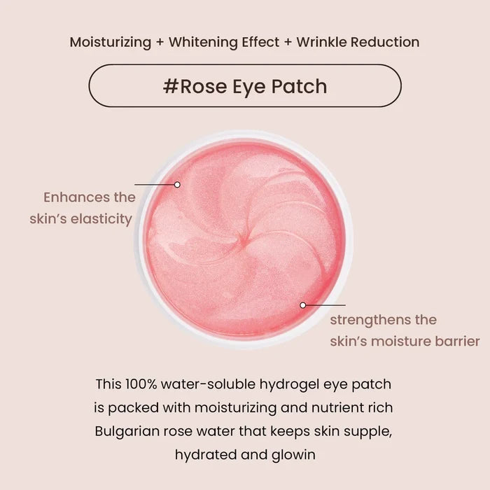 heimish - Bulgarian Rose Water Hydrogel Eye Patch