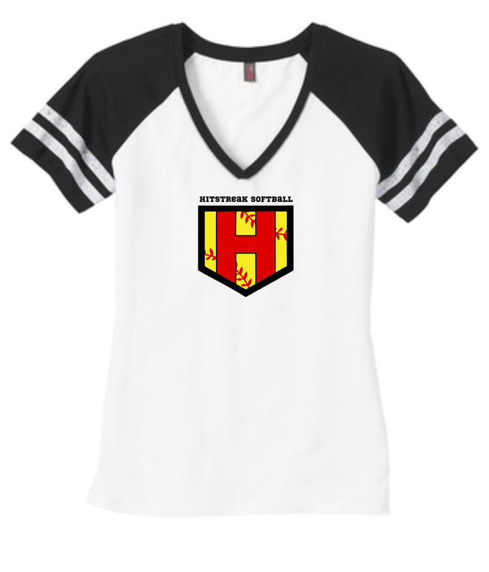 Hitstreak Gold Ladies Raglan Tee- 2 colors