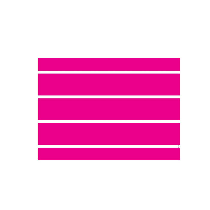 Hot Pink Stripe Flat Note - Barque Gifts