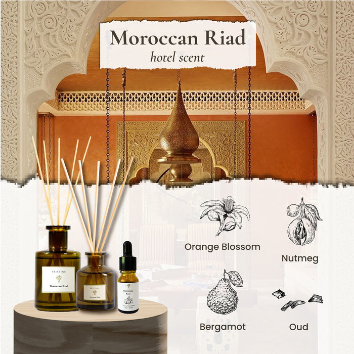 PRISTINE AROMA Hotel Scents Reed Diffuser - Moroccan Riad | Isetan KL Online Store