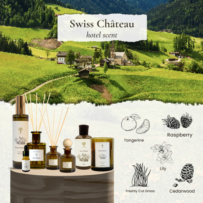 PRISTINE AROMA Hotel Scents Room Spray - Swiss Château 100ml | Isetan KL Online Store