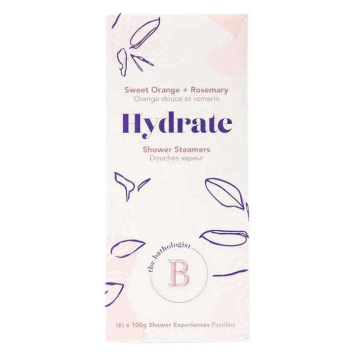 Box of Bathologist Hydrate Shower Steamers 100g