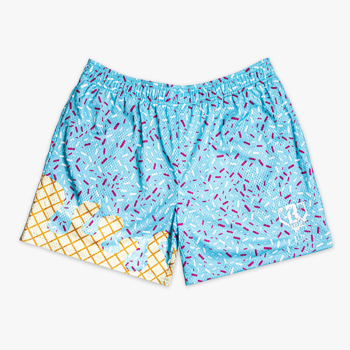 baseball ice cream cotton candy youth shorts