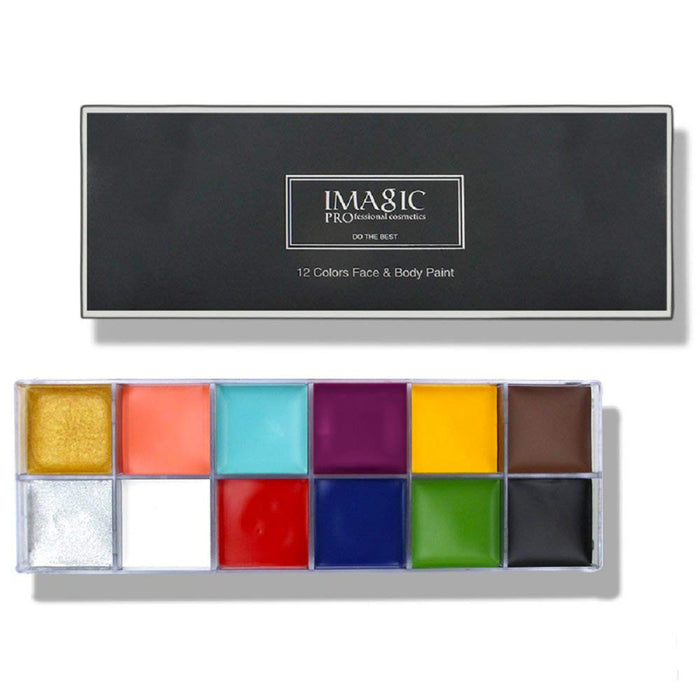 IMAGIC 12 Colors Flash Tattoo Face Body Paint T1911