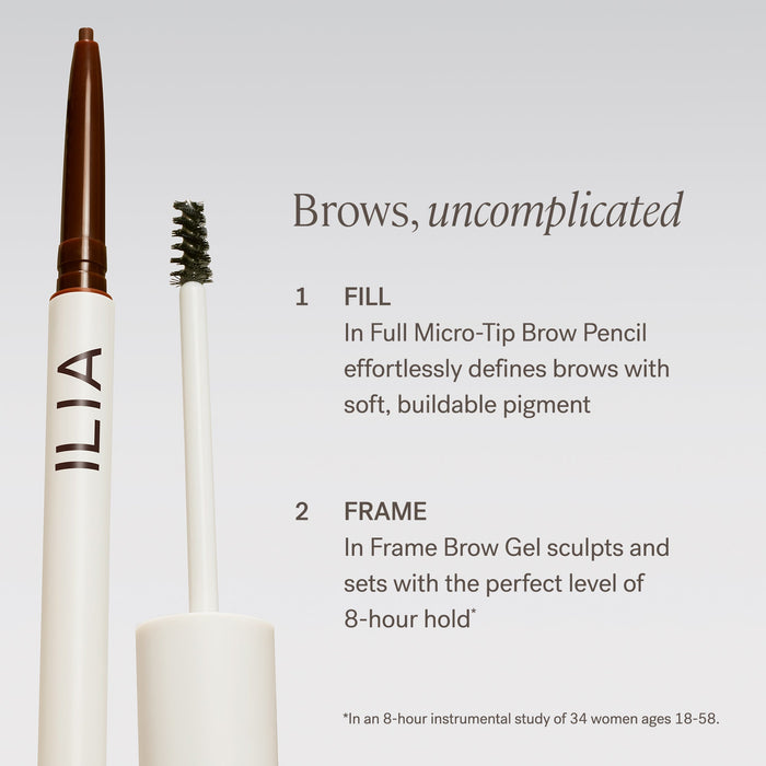 In Full Micro-Tip Brow Pencil - Makeup - ILIA - ILIA_2023_BrowDuo-PowerPair_2000x2000_bd0c3f04-4879-4671-a33e-427813962d27 - The Detox Market |