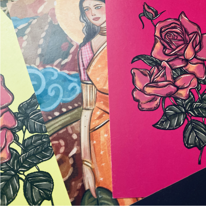 India Post Card Set