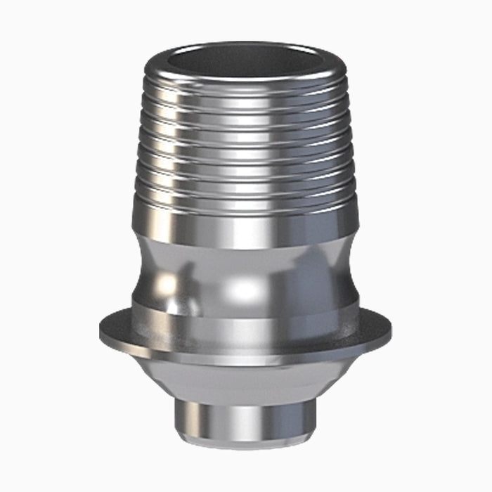 Internal Hex NP TiBase Abutment, Round Non-Engaging, 0.5 cuff, 4H