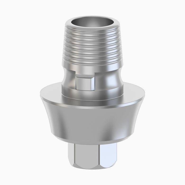 Internal Hex TiBase Abutment, Round, WP, Engaging, H4.0, C2.0 mm