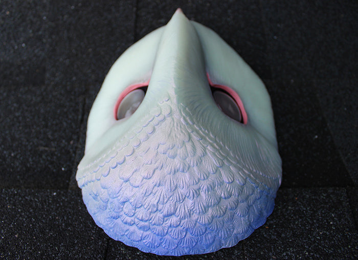 IRIDESCENT GLOW IN THE DARK OWL MASK