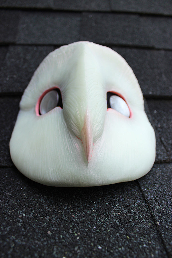 IRIDESCENT GLOW IN THE DARK OWL MASK