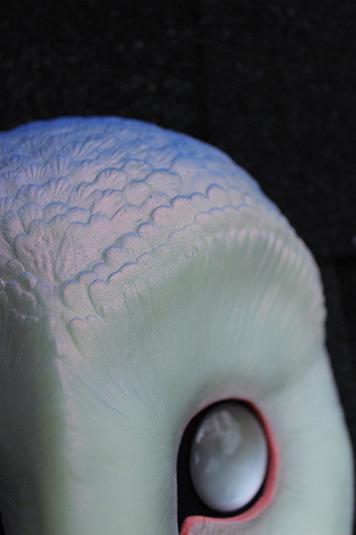 IRIDESCENT GLOW IN THE DARK OWL MASK