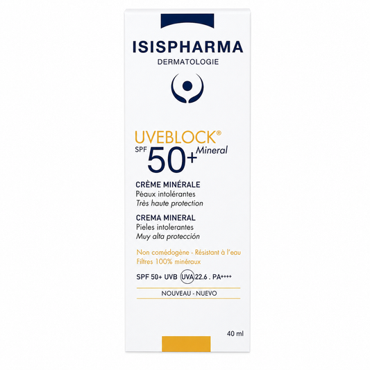Isispharma UVE Block Mineral Cream Sunscreen SPF 50+ PA++++