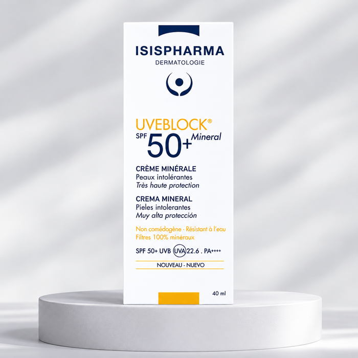 Isispharma UVE Block Mineral Cream Sunscreen SPF 50+ PA++++