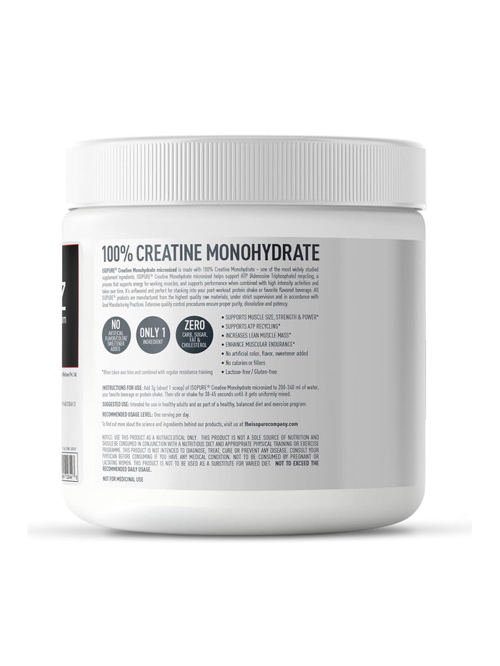 Isopure Creatine Monohydrate Powder (250 g)