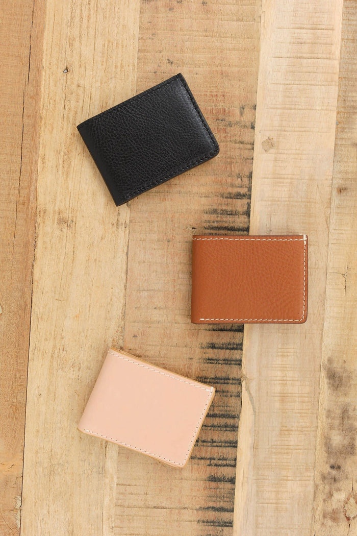 Lindquist Accessories Wallets Jackson Bi-Fold Wallet in Vachetta Vachetta / 4.25" L X 3.25" W