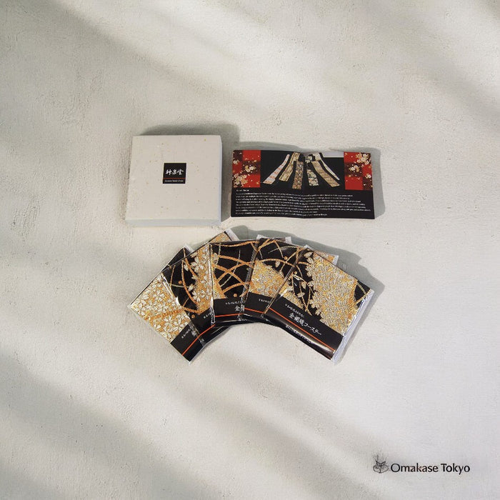 Japanese Kimono-Style Coaster Set