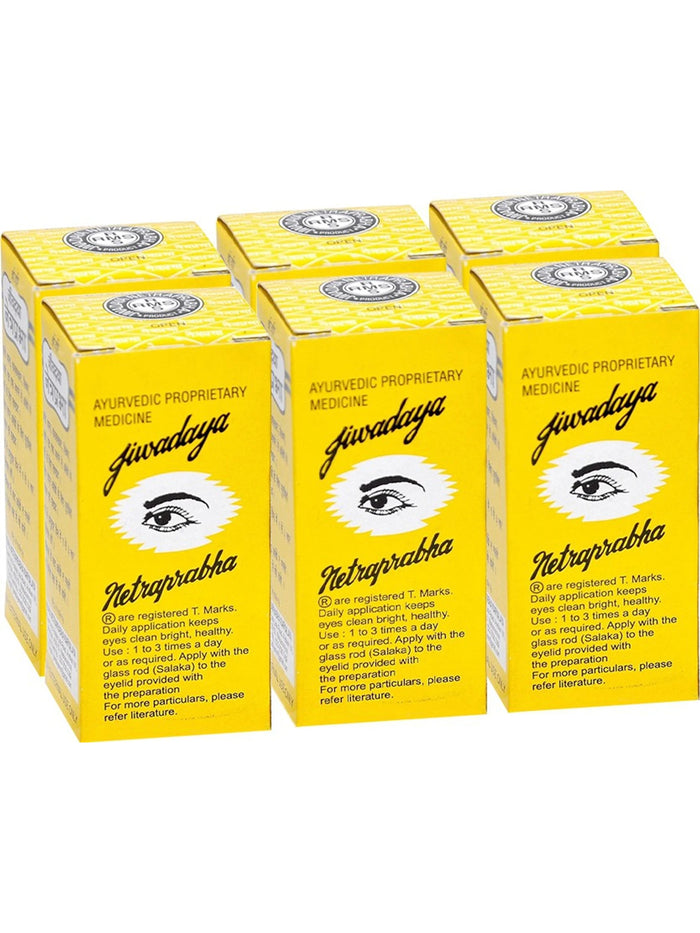 Jivdaya Netraprabha Eye Drops 15 ml - (Pack of 6)