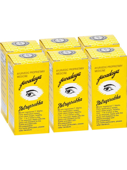 Jivdaya Netraprabha Eye Drops 15 ml - (Pack of 6)