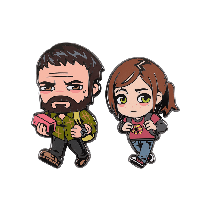 Joel and Ellie Pin Set