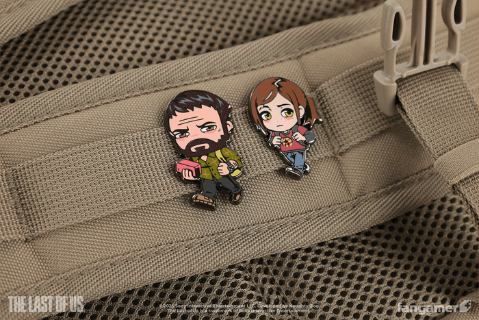 Joel and Ellie Pin Set