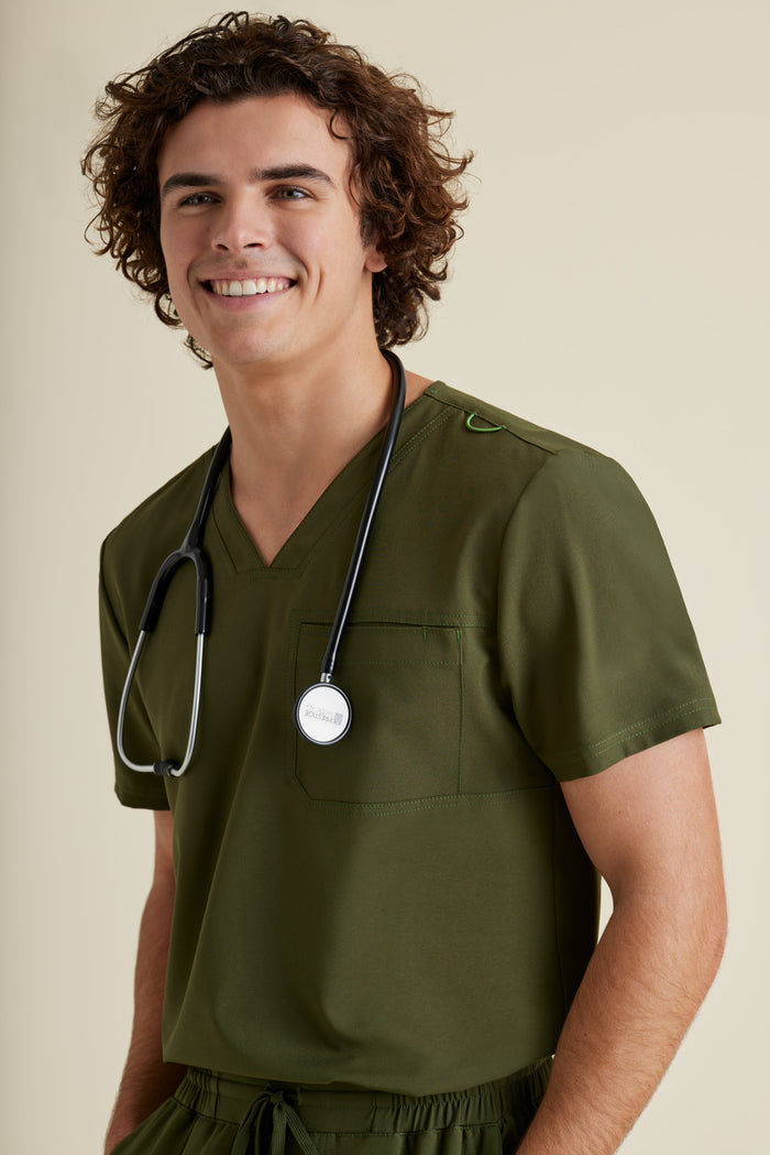 Journey Top - Black - Grey's Anatomy Scrubs