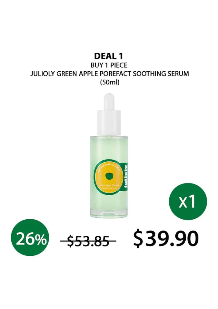 (BUY 1) JULIOLY GREEN APPLE POREFECT SOOTHING SERUM