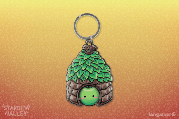 Junimo Hut Token Keychain