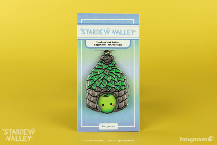 Junimo Hut Token Keychain