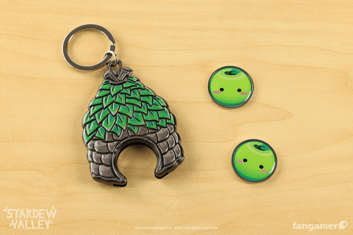 Junimo Hut Token Keychain