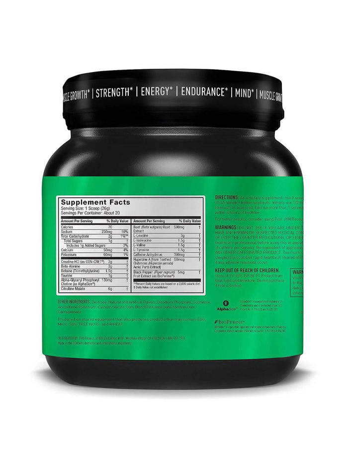 JYM Pre JYM Pre Workout Pineapple Strawberry Powder (520 g)