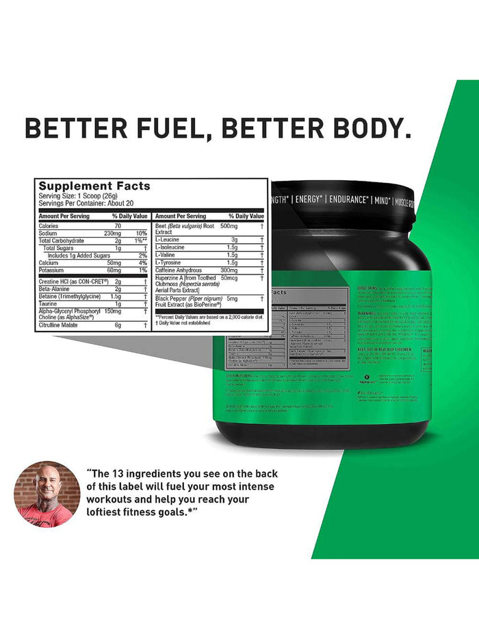 JYM Pre JYM Pre Workout Pineapple Strawberry Powder (520 g)