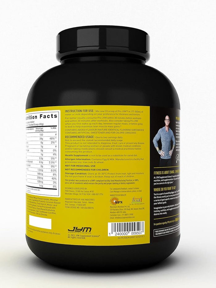 JYM Pro JYM Protein Blend Chocolate Mousse Powder (2 kg)