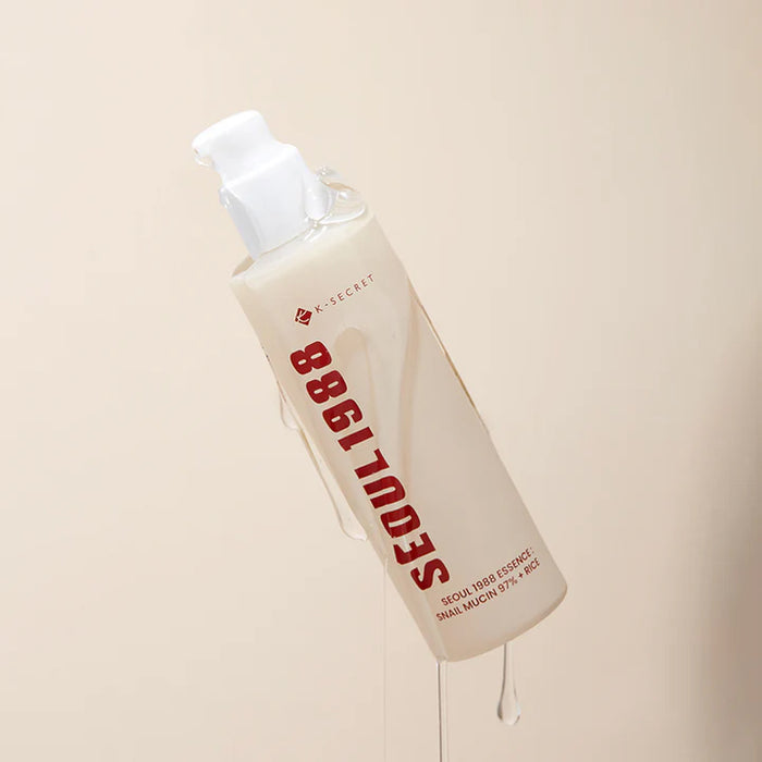 K-SECRET Seoul 1988 Snail Mucin 97% + Rice - raminamoji esencija su sraigių mucinu ir ryžiais