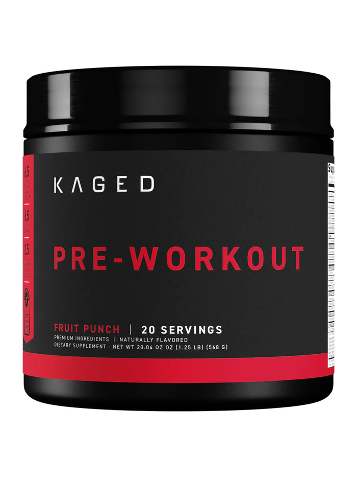 Kaged Pre-Workout Fruit Punch Powder (568 g)