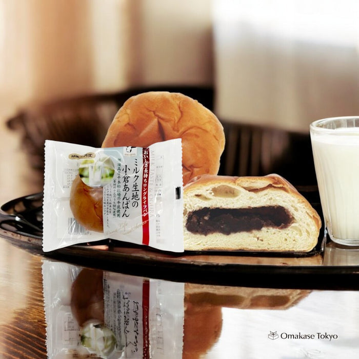 Kanda Satsukido Japanese Bread Milk Dough Red Bean Bun (12 Pieces)