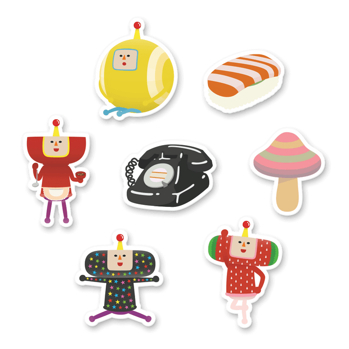 Katamari Fridge Magnets