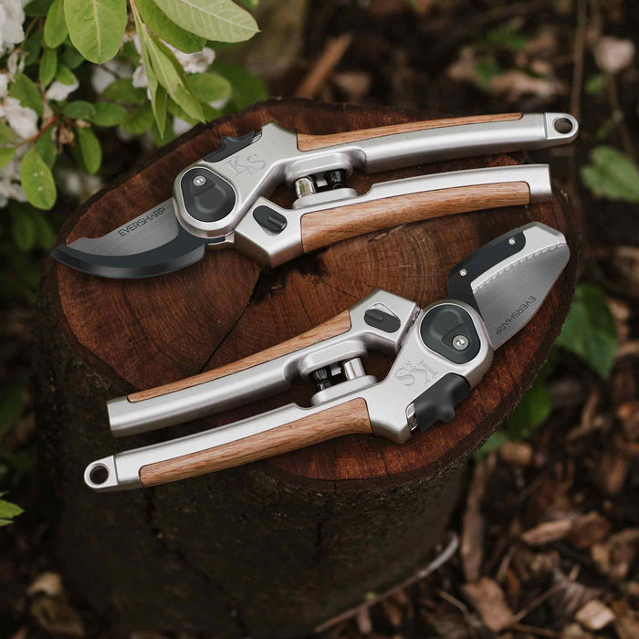 Kent & Stowe Eversharp™ Premium Secateurs Twin Pack Gift Set
