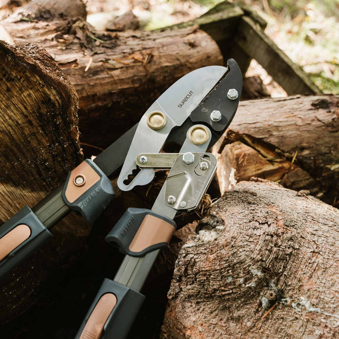 Kent & Stowe SureCut Hard Wood Extra Power Ratchet Anvil Loppers