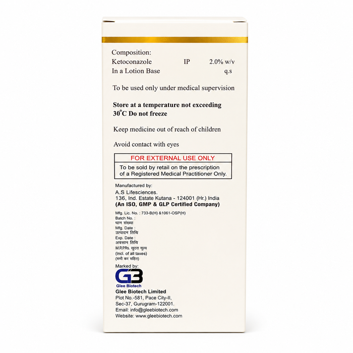 Ketogent Ketoconazole Solution 2% Lotion 100ml