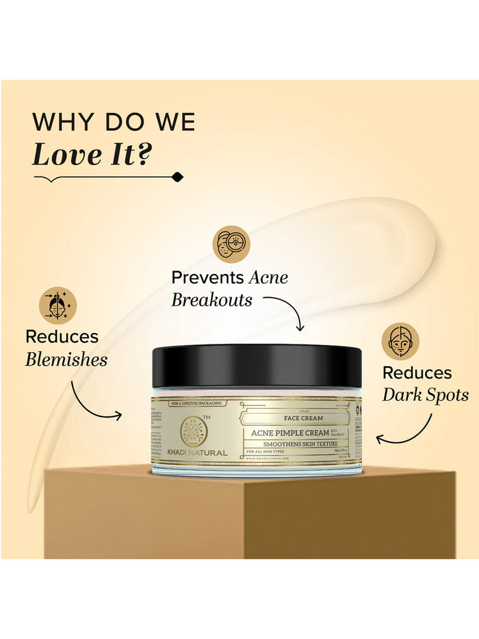 Khadi Natural Acne Pimple Cream (50g)